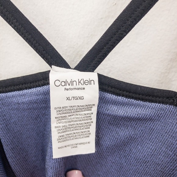 Calvin Klein Performance Womens Seamless Thick Rib Unitard Size XL - Picture 5 of 11